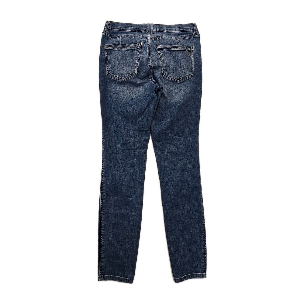 KUHL Womens Kontour Flex Denim Skinny Jeans Sz 10R Vintage Blue Stretch Hiking - Picture 4 of 11
